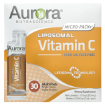 Aurora Nutrascience, Micro-Pack+, Liposomaalne C-vitamiin, 1000 mg, 30 vedelpakki, 7 ml (0,24 fl untsi) iga.