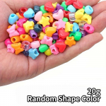 20/40/60g mitmev&auml;rvilised plasthelmed v&auml;ikesed k&auml;sit&ouml;&ouml;helmed perforeeritud helmed t&auml;he s&uuml;dame lillehelmed k&auml;ev&otilde;rude jaoks juuste punumine helmed ehete valmistamise helmed 20g