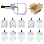 Uus disain 10 tk Love-star kujuga iminapp plastikust vaakumkuppimisseade kuputamisseade massaaži kuputamisteraapia komplekt massaažipurgid