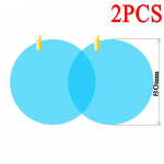 Auto tahavaatepeegli kleebised Veekindel Uduvastane Vihmakindel Kile &Uuml;mmargune Ruudukujuline Mootorratta Peegel Peegeldusvastane Kile Universaalne