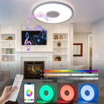 RGB Bluetooth Muusika Laevalgusti Mobiilirakenduse Nutikas LED Elutuba Magamistuba V&auml;rviline Meeleoluvalgus 24W (remote control + APP) AU