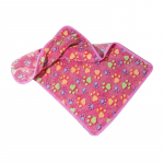 Koeratekk, armas k&uuml;&uuml;nistektr&uuml;kk roosale termilisele pehmele kiule, mugav kassi magamustekk maja jaoks S