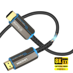 8K 60Hz HDMI 2.1 fiiberoptiline kaabel 4K 120Hz 2.0 &uuml;likiire 48Gbps HDR eARC 3D HDCP 1M/2M/3M/5M/10M/15M/20M/30M/50M teleprojektori jaoks 2M
