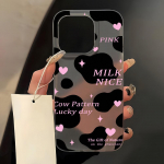 Mobiiltelefoni&uuml;mbrised iPhone 11 13 15 Pro Max 12 14 Pro Max &uuml;mbrisele iPhone 16 15 Plus 13 Pro 12 j&auml;&auml;tunud tekstuuriga maalitud koomiksililled iPhone 11 valge