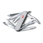 VICTORINOX Mini Champ ALOX h&otilde;bedane &Scaron;veitsi armee nuga, multifunktsionaalne nuga, apelsinikoorija, k&uuml;&uuml;nenahapress, &Scaron;veitsis valmistatud multit&ouml;&ouml;riist 15 funktsiooniga, kompaktne h&otilde;be