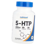 H&uuml;droks&uuml;tr&uuml;ptofaan, 5-HTP 200, Nutricost (72647001) 30caps