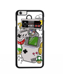 Coque de t&eacute;l&eacute;phone - Maniacase - Iphone 7 - Souple - Silicone - Vintage Nintendo must
