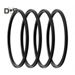 4 tk Silikoonist Veepudeli Tihendi Asendus Tolmukindel Lekkekindel Veetopsi O-r&otilde;ngas 16/20oz Reisi Termostopsi Kaane Tihenduskumm must