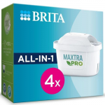 Cartouche BRITA - MAXTRA PRO Pure Performance All-In-1 - Pack de 4 - Jusqu'&agrave; 600L d'eau filtr&eacute;e valge