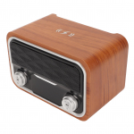 Retro Bluetooth-k&otilde;lar FM-raadio Kellafunktsioon Mitu sisendit Vintage k&otilde;lar juhtmevaba laadijaga