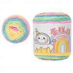 Kudumisl&otilde;ng Gradient koogil&otilde;ng Pehme l&otilde;ng Gradient heegeldatud l&otilde;ng Puuvillane l&otilde;ng Fairyland Rainbow l&otilde;ng kudumistarvikud 29