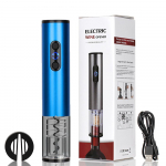 Elektriline Veinipudeliavaja Automaatne Veiniavajaja Laetav Korgitser Fooliumil&otilde;ikuriga Peo Baari Veini Kingitus K&ouml;&ouml;giriist sinine