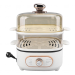 2-korruseline elektriline aurupott 1200W 10,5L virnastatav mitmeotstarbeline keedun&otilde;u elektriline kuum pott aurutamisega L