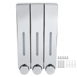 Seinapaigaldatav vedelseebidosaator &scaron;ampooni, du&scaron;igeeli jaoks, vannituppa, k&ouml;&ouml;ki