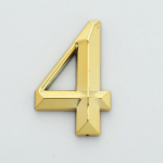 1tk K&otilde;rgus 5cm Kuldne Kodukleebis Aadress Uksesilt Kuldne Kaasaegne Majanumber