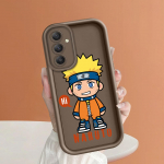 Pehme silikoonist ruudukujulise redeliga printimismustriga telefoni korpus T&auml;iskaanega kaamera p&otilde;rutuskindel kaitse kummist &uuml;mbris Samsungile Samsung A14 tumepunast v&auml;rvi