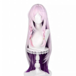 Citlali Cosplay Parukas M&auml;ng Roosa Lilla Gradiendi Pikk Sirge Kuumakindel S&uuml;nteetiline Juuksed Halloweeni Peo Parukad + Parukakate One Size