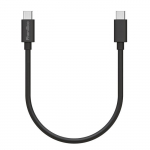 Cable 20cm USB-C USB-C Noir pour Xiaomi 12/12X/12 Pro/11T 5G/11T PRO 5G Phonillico&reg;