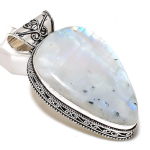 Moonstone Handmade 925 Sterling Silver Jewelry Pendant 2.56 y3h26