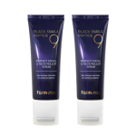 FarmStay Black Snail & Peptide 9 Facial & Neck Roller Serum (100ml / 3.38 fl.oz.) (3 Options) #100ml x 2pcs