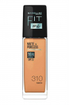 Maybelline New York Liquid Foundation, Matte Finish, With SPF, Absorbs Oil, Fit Me Matte + Poreless, 310 Sun Beige, 30 ml