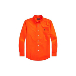 Polo Ralph Lauren SS23 &Uuml;hev&auml;rviline Terava Kraega Poniga Tikandiga Pikkade Varrukatega S&auml;rk Meeste s&auml;rgid Oranž MNPOWOV16821984-800 XS