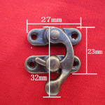 5 tk antiikne metallist lukuga kaarjas pandla sarv luku lukuga konks ehtekarp tabalukk MIT tumepruun v&auml;rv