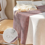 P&otilde;hjamaade stiilis veekindel ja tolmukindel puuvill-linane laudlina - Ristk&uuml;likukujuline, kulumiskindel kohvilaua kate 100x140cm