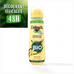 USHUAIA Organic Compressed Spray Deodorant 48h Effectiveness Madagascar Vanilla the spray