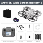 2025 Uus V666 MINI Droon 4K Professionaalne WIFI 5G Dron Takistuste v&auml;ltimine Harjadeta K&otilde;rguse Hoidmine Peata Režiim RC Kvadkopter FPV M&auml;nguasjad 3 Battery hall