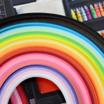 260 paberist Quilling Strips Lillede kinkepaber k&auml;sit&ouml;&ouml;ks k&auml;sitsi valmistatud paberist kaunistuseks