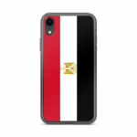 Coque pour iPhone - MARQUE - iPhone XR - Drapeau de l'Egypte - Silikoonist supp - Design fin et l&eacute;ger