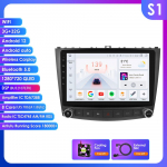 Hizpo 4G Intelligentsne Autoraadio 2Din Android 14 Autoraadio Lexus IS250 IS300 IS200 IS220 IS350 jaoks Multimeedia Video M&auml;ngija Navigatsiooni GPS Peaseade S1 8Core 3G 32G