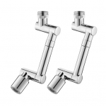 Yousheng 1/2 tk P&ouml;&ouml;rlev kraanipikendaja Raskeveokite sulamist sisset&otilde;mmatav vars Vannitoa k&ouml;&ouml;givalamu aeraator P&ouml;&ouml;rlev kraanipikendusfilter 2 pihustiga 2pcs h&otilde;be