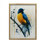 Ptasi Moment Ptasi Moment, 50X70 Cm, Rama Drewniana Jasny Dąb, Papier Matowy 230 Gsm 54