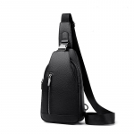 Moodne Meeste Rinnakott &Uuml;he&otilde;laline Crossbody Kott Multifunktsionaalne T&ouml;&ouml;les&otilde;iduks Spordiks ja Vaba Aja Veetmiseks V&auml;ike Seljakott must