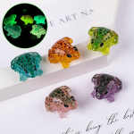 5 tk/partii helendavad konnakujukesed maastiku kingitused vaik miniatuursed konnad helendavad pimedas aias kuju Haldja muru kaunistus