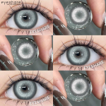 EYESHARE Anime Cosplay V&auml;rvilised Kontaktl&auml;&auml;tsed Halloween Anime Pehmed L&auml;&auml;tsed Koi Valge H&otilde;bedane Pupilli L&auml;&auml;tsed