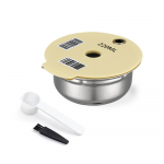 Korduvkasutatavad kohvikapslid BOSCH-s masinale Tassimo Happy Vivy Roostevabast terasest t&auml;idetavad kohvimasina filtrid 180ML/220ML