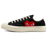 Comme des Gar&ccedil;ons PLAY x Converse Chuck 70 Low Must 2023 Unisex Tennised Punane Egrett A08796C 42 beige