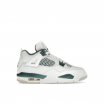 Air Jordan 4 Retro GS Oks&uuml;deeritud roheline Laste tossud Valge Neutraalhall FQ8213-103 35.5