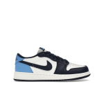 Air Jordan 1 Retro Low OG GS Obsidian UNC Laste tossud Sinine University-Blue Sail CZ0858-400 35.5