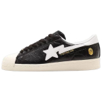 atmos x BAPE x adidas Superstar Helendavad Unisex Tossud Hall Core-Black Jalatsid-Valge JQ3666 44⅔