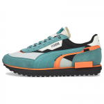 Puma Future Rider Displaced Kangas Nahk S&uuml;nteetiline Nahk Nailon Suede Mugav Mitmek&uuml;lgne Madala s&auml;&auml;rega Vabaaja Jalan&otilde;ud Unisex toss 383148-04 36