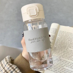 500ml Joogipudel k&otilde;rrega Kaasaskantav L&auml;bipaistev Lekkekindel Joogipudel V&auml;ljas Reisimine Kontorisse Vajalik Kohvi Tee Vee Pudel 500ml