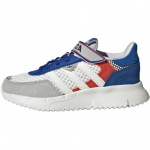 Adidas Originals Retropy F2 Kangas Mugavad Pehmed Madalad Vabaajajalatsid Laste Tossud Helehall Sinine JS2477 31&frac12;