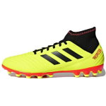 Adidas Predator 18.3 &Uuml;marotsaline Paeladega AG (Kummist l&uuml;hikesed trukid) Libisemisvastased Vastupidavad Jalgpallikingad Meeste Jalgpallikingad Must Kollane BB7748 40⅔