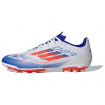 Adidas F50 League Mugav AG (Kummist l&uuml;hikesed trukid) Kunstmuru libisemiskindlad vastupidavad jalgpallikingad Unisex jalgpallikingad Valge Oranž Sinine IF1330 44
