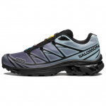 Salomon Xt-6 Chromatic Retro Jooksujalatsid Mugavad Kerged Hingavad Madalad Tossud Unisex tossud Must Udune Sinine Hall-Sinine 475908 36
