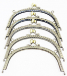 CMY Select T&otilde;ru-kinnituste komplekt antiikse kulla v&auml;rvi, 16 cm mustriga sulgurid, 5,